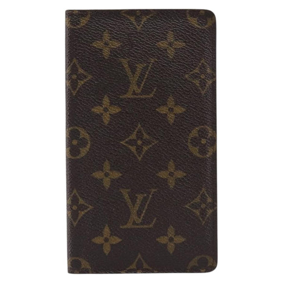 LOUIS VUITTON Monogram Agenda Poche Note Cover R20503 LV Auth 213816
