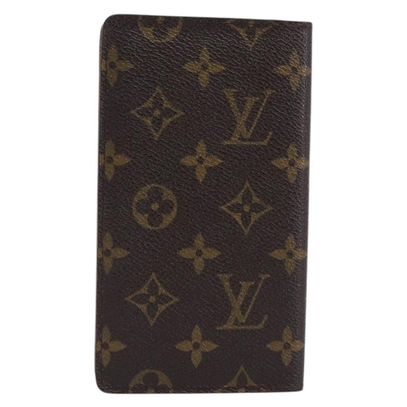 LOUIS VUITTON Monogram Agenda Poche Note Cover R20503 LV Auth 213816