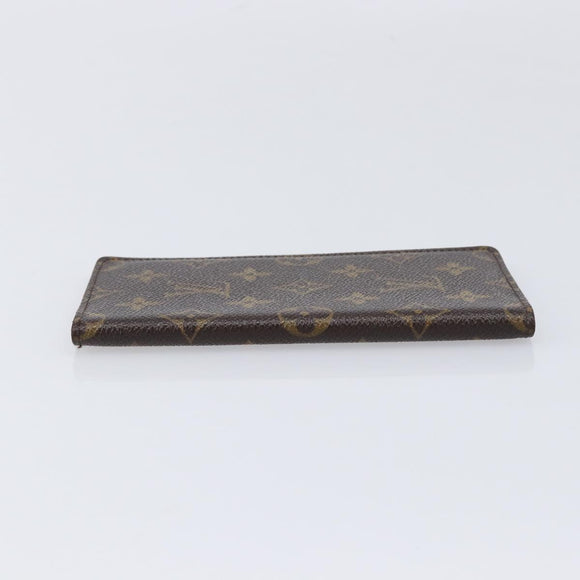 LOUIS VUITTON Monogram Agenda Poche Note Cover R20503 LV Auth 213816
