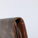 LOUIS VUITTON Monogram Porte Monnaie Billets Tresor Wallet M61730 LV Auth 213820-12