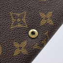 LOUIS VUITTON Monogram Porte Monnaie Billets Tresor Wallet M61730 LV Auth 213820-17
