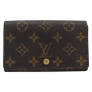 LOUIS VUITTON Monogram Porte Monnaie Billets Tresor Wallet M61730 LV Auth 213820-2