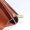 LOUIS VUITTON Monogram Porte Monnaie Billets Tresor Wallet M61730 LV Auth 213820-23