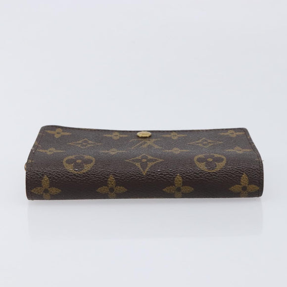 LOUIS VUITTON Monogram Porte Monnaie Billets Tresor Wallet M61730 LV Auth 213820