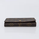 LOUIS VUITTON Monogram Porte Monnaie Billets Tresor Wallet M61730 LV Auth 213820-7