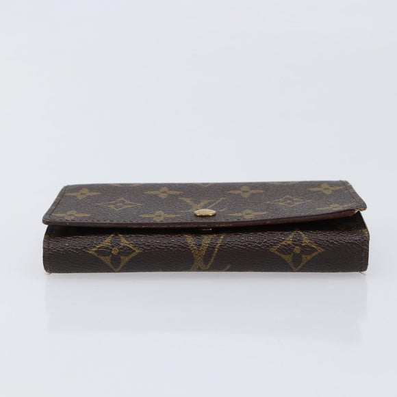 LOUIS VUITTON Monogram Porte Monnaie Billets Tresor Wallet M61730 LV Auth 213820