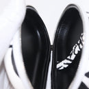 CHANEL Sunglasses Case Chain Neck Pouch Leather White Silver CC Auth 213823SAM-21