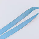 CHANEL Sports Line Neck Strap Canvas Light Blue Silver CC Auth 213824V-15
