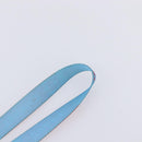 CHANEL Sports Line Neck Strap Canvas Light Blue Silver CC Auth 213824V-16