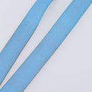 CHANEL Sports Line Neck Strap Canvas Light Blue Silver CC Auth 213824V-18