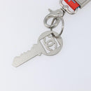 CHANEL Sports Line Neck Strap Canvas Light Blue Silver CC Auth 213824V-3