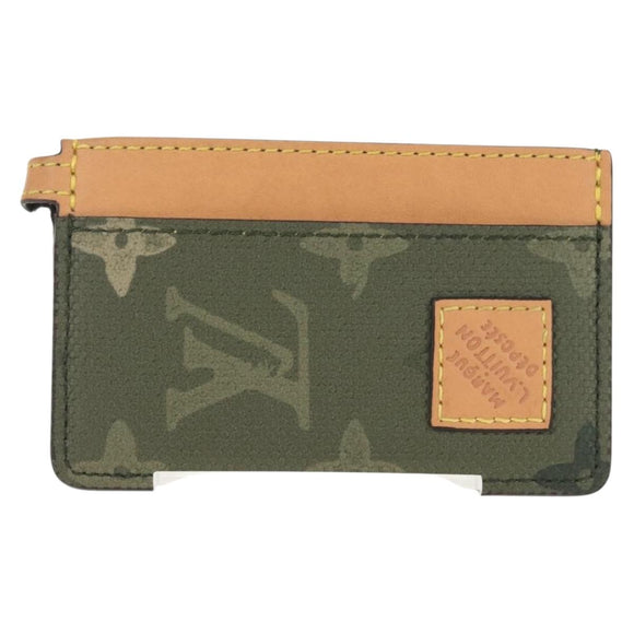 LOUIS VUITTON Monogram Surplus Chain Belt Pouch Card Case M03392 LV Auth 213826M