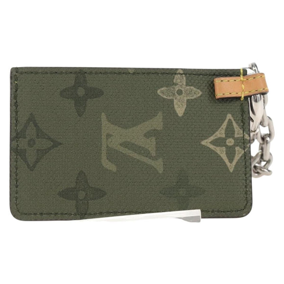LOUIS VUITTON Monogram Surplus Chain Belt Pouch Card Case M03392 LV Auth 213826M