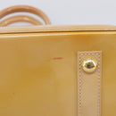 LOUIS VUITTON Monogram Vernis Alma PM Hand Bag Rose Florentin M91614 Auth 213827-12