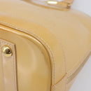 LOUIS VUITTON Monogram Vernis Alma PM Hand Bag Rose Florentin M91614 Auth 213827-13