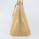 LOUIS VUITTON Monogram Vernis Alma PM Hand Bag Rose Florentin M91614 Auth 213827-5