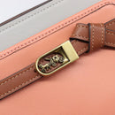 Coach Shoulder Bag Leather 2way Pink Gold Tone Auth 213832A-19