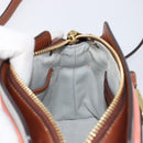 Coach Shoulder Bag Leather 2way Pink Gold Tone Auth 213832A-24