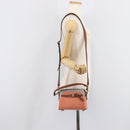 Coach Shoulder Bag Leather 2way Pink Gold Tone Auth 213832A-30