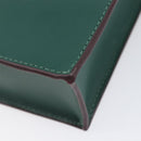 Coach Disney Collaboration Shoulder Bag Leather Green Gold Tone Auth 213833A-17