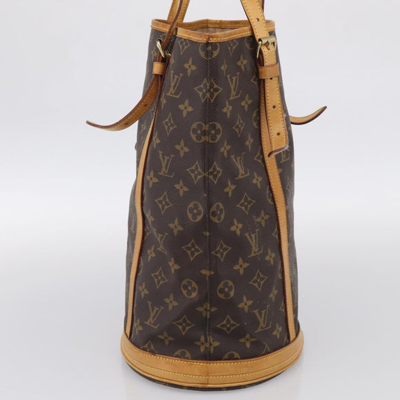 LOUIS VUITTON Monogram Bucket GM Shoulder Bag M42236 LV Auth 213845