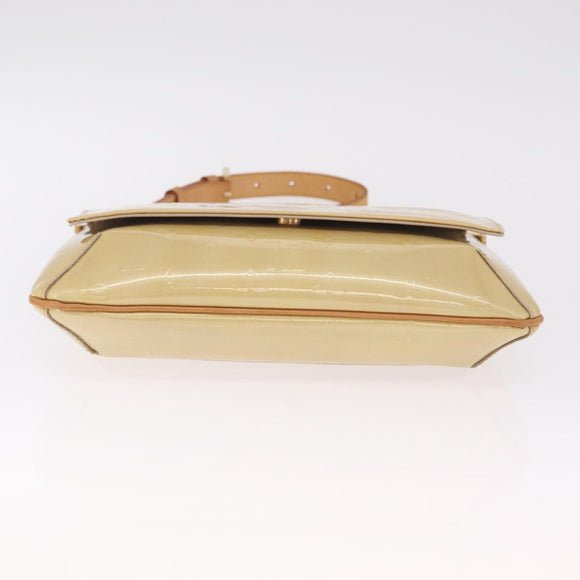 LOUIS VUITTON Monogram Vernis Thompson Street Bag Beige M91301 LV Auth 213857A