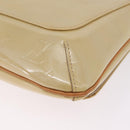 LOUIS VUITTON Monogram Vernis Thompson Street Bag Beige M91301 LV Auth 213857A-15