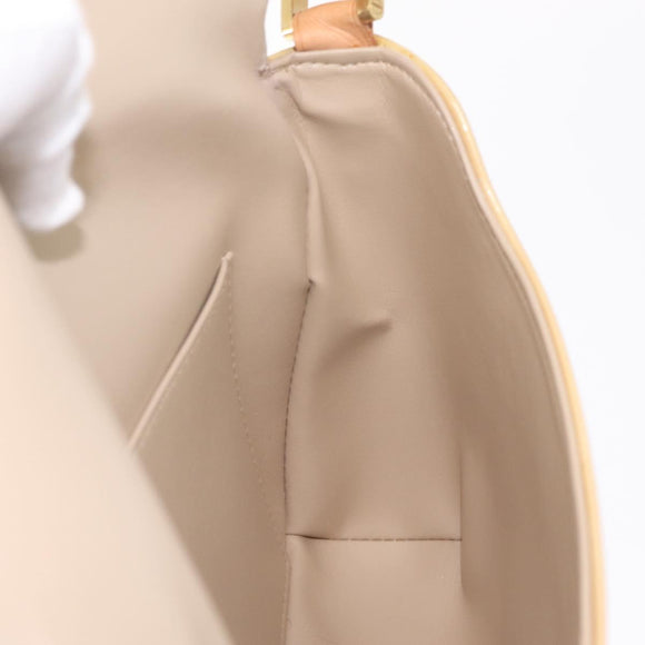 LOUIS VUITTON Monogram Vernis Thompson Street Bag Beige M91301 LV Auth 213857A