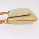 LOUIS VUITTON Monogram Vernis Thompson Street Bag Beige M91301 LV Auth 213857A-5