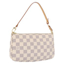 LOUIS VUITTON Damier Azur Pochette Accessoires Pouch N41207 LV Auth 213858V-1