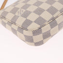 LOUIS VUITTON Damier Azur Pochette Accessoires Pouch N41207 LV Auth 213858V-10