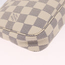 LOUIS VUITTON Damier Azur Pochette Accessoires Pouch N41207 LV Auth 213858V-12