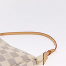 LOUIS VUITTON Damier Azur Pochette Accessoires Pouch N41207 LV Auth 213858V-8