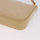 LOUIS VUITTON Vernis Pochette Accessoires Pouch Rose M90072 LV Auth 213863V-12
