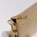 LOUIS VUITTON Vernis Pochette Accessoires Pouch Rose M90072 LV Auth 213863V-16