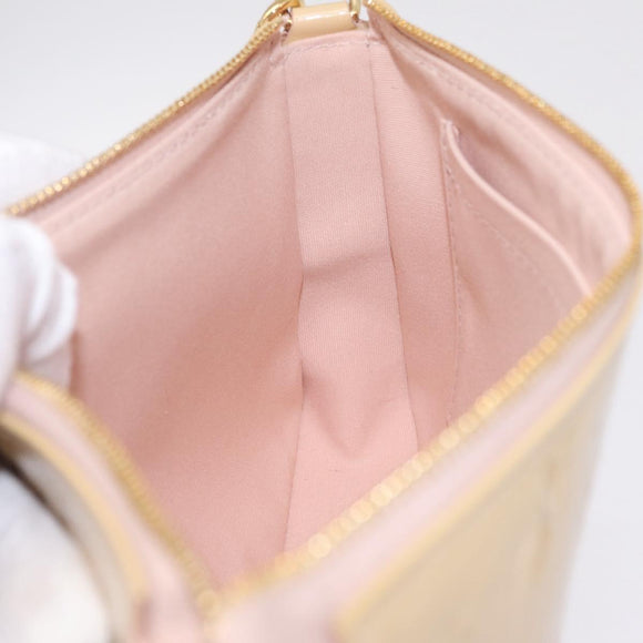 LOUIS VUITTON Vernis Pochette Accessoires Pouch Rose M90072 LV Auth 213863V