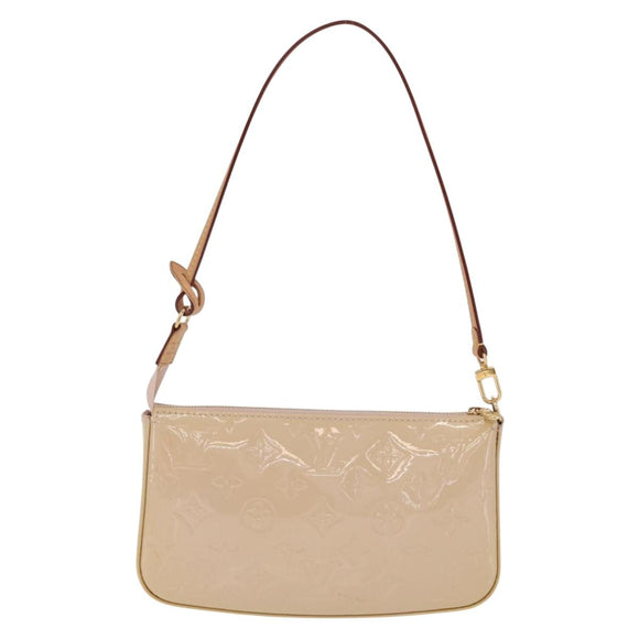 LOUIS VUITTON Vernis Pochette Accessoires Pouch Rose M90072 LV Auth 213863V
