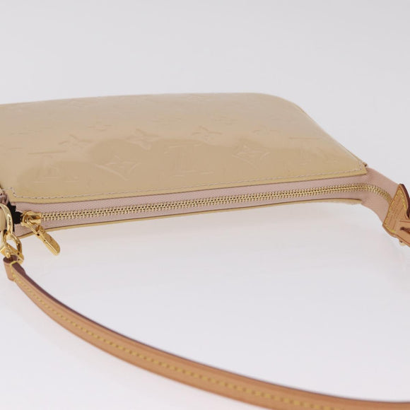 LOUIS VUITTON Vernis Pochette Accessoires Pouch Rose M90072 LV Auth 213863V