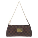 LOUIS VUITTON Damier Ebene Eva Shoulder Bag N55213 LV Auth 213864-2