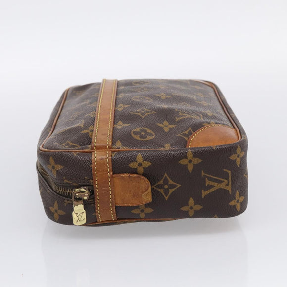 LOUIS VUITTON Monogram Compiegne 28 Clutch Bag M51845 LV Auth 213870