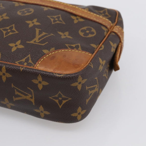 LOUIS VUITTON Monogram Compiegne 28 Clutch Bag M51845 LV Auth 213870
