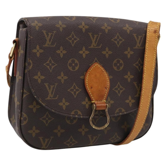 LOUIS VUITTON Monogram Saint Cloud GM Shoulder Bag M51242 LV Auth 213871