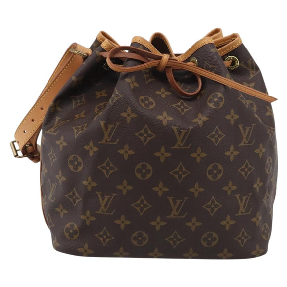 LOUIS VUITTON Monogram Petit Noe Shoulder Bag M42226 LV Auth 213879V