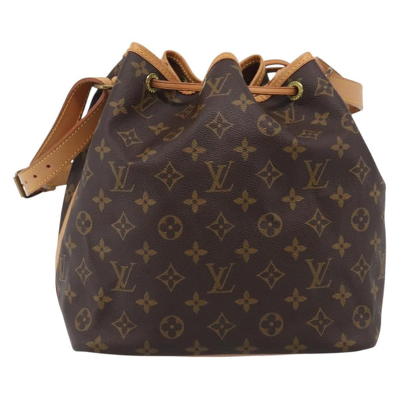 LOUIS VUITTON Monogram Petit Noe Shoulder Bag M42226 LV Auth 213879V