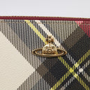 Vivienne Westwood Long Wallet PVC Canvas Red Gold Auth 213887A-13