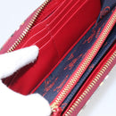 Vivienne Westwood Long Wallet PVC Canvas Red Gold Auth 213887A-17
