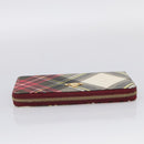 Vivienne Westwood Long Wallet PVC Canvas Red Gold Auth 213887A-6