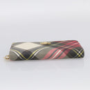 Vivienne Westwood Long Wallet PVC Canvas Red Gold Auth 213887A-7