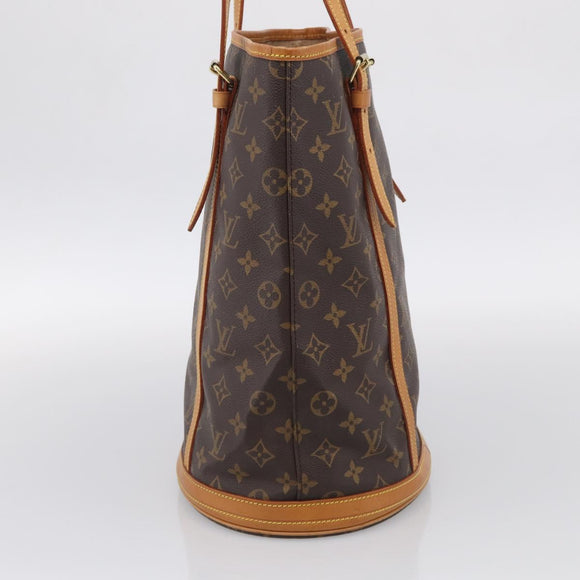 LOUIS VUITTON Monogram Bucket GM Shoulder Bag M42236 LV Auth 213892