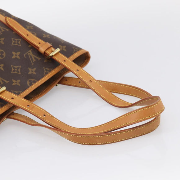 LOUIS VUITTON Monogram Bucket GM Shoulder Bag M42236 LV Auth 213892